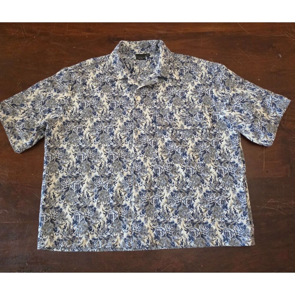 SUMWON brocade Mens oversized shortsleeve shirt S